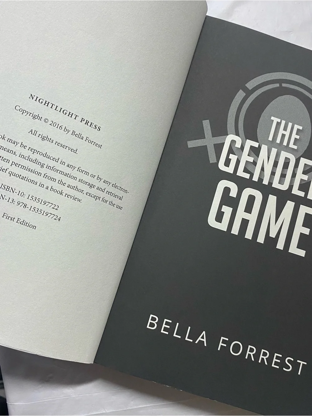 The Gender Game Book - Bella Forrest